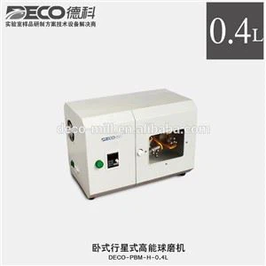 0.4L عالية الكفاءة الكواكب الكرة مطحنة لتجربة مختبر